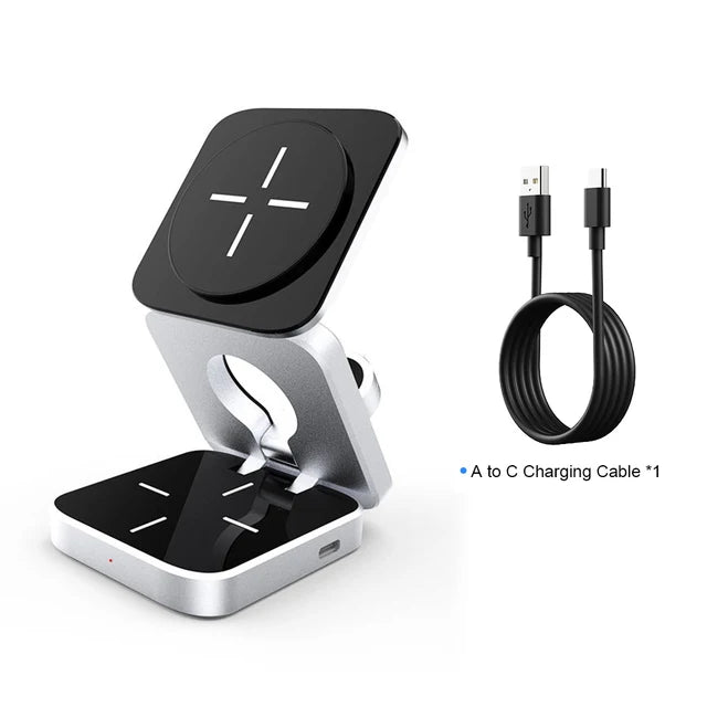 3 in 1 Wireless Charging Station - Spark Works