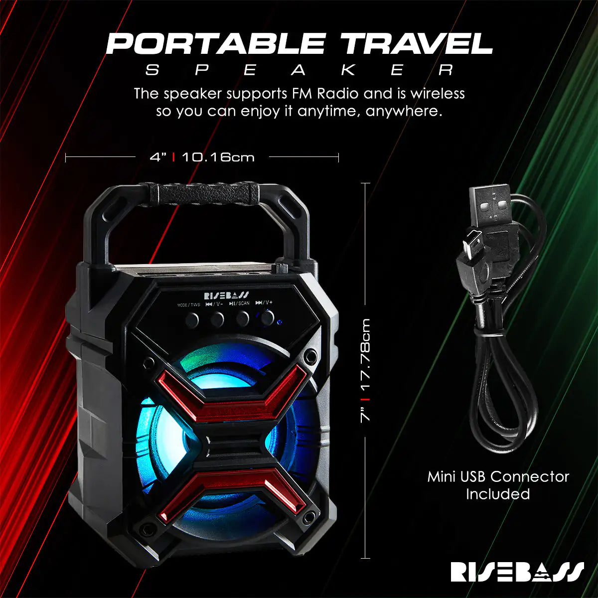 Portable Wireless Bluetooth Speaker - Spark Works