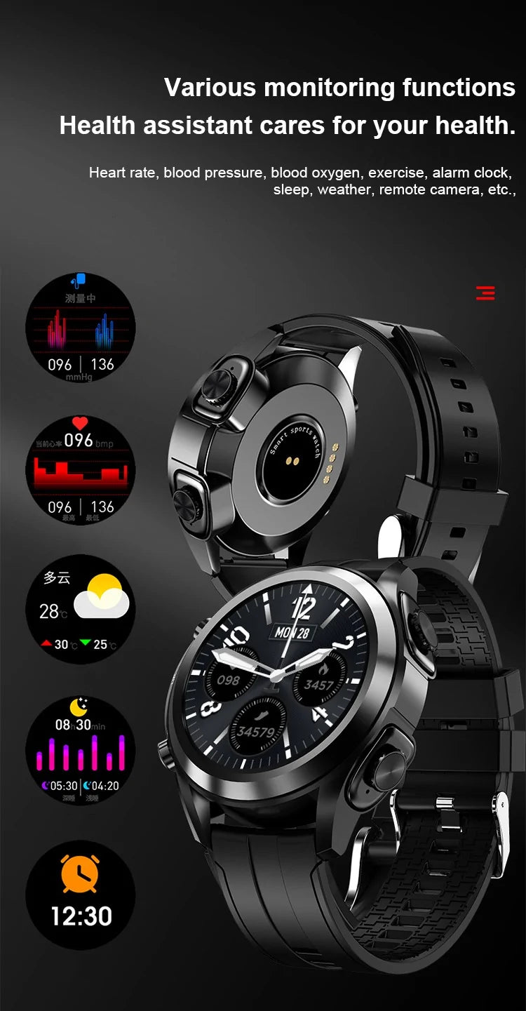 2 In 1 In Ear Wireless Stereo Earbuds Smart Watch - Spark Works