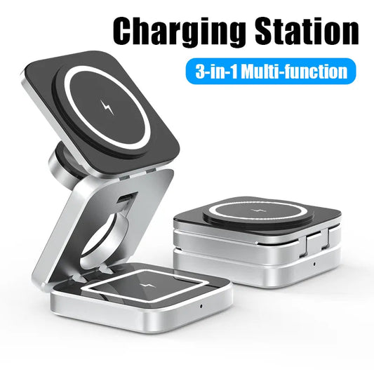 3 in 1 Wireless Charging Station - Spark Works