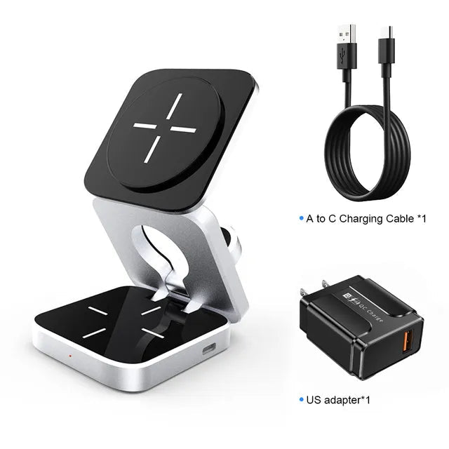 3 in 1 Wireless Charging Station - Spark Works