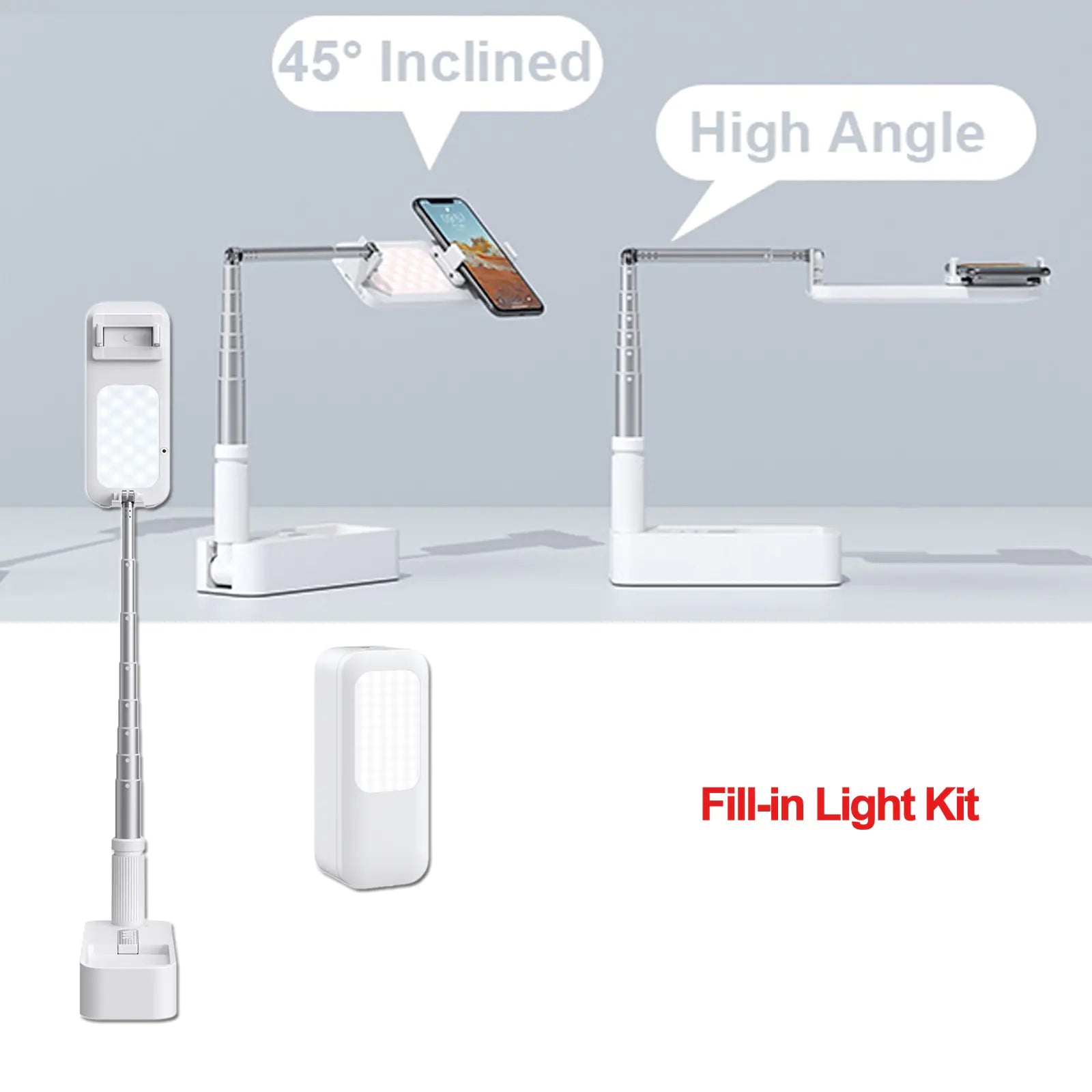 Fill-in Light Kit Smartphone Stand - Spark Works
